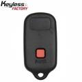 Keyless Factory KeylessFactory: Toyota 3 Button Remote BAB237131-056 R-TOY-BAB